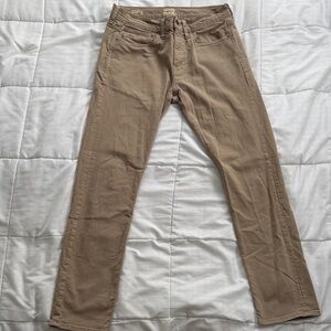 J. Crew Men's Slim Jeans in Tan